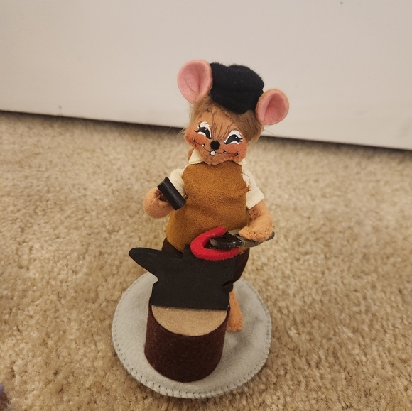 Annalee 5in Colonial Blacksmith + Candlemaker Mouse Figurines - Picture 2 of 10